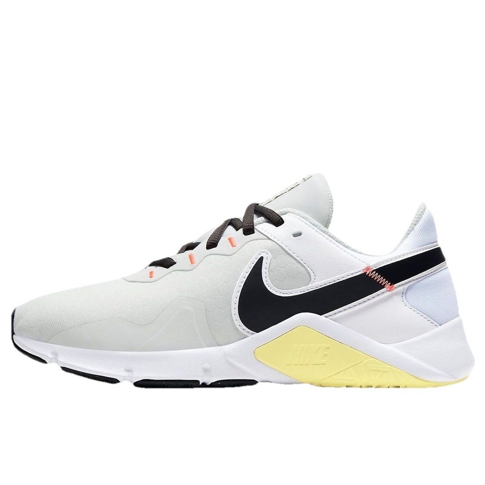 Nike‎ Legend Essential 2 Women Size 5 Black White Yellow Sneakers - Picture 5 of 5